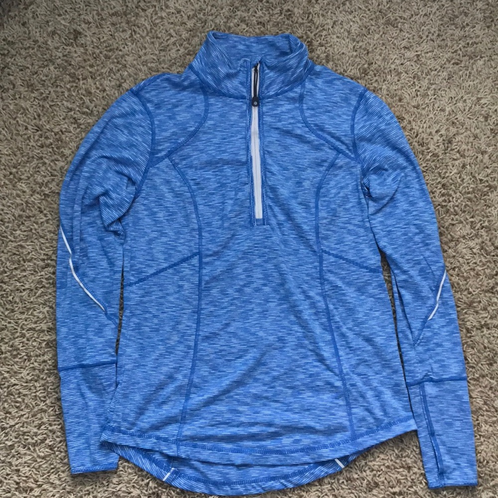Blue Activewear Pullover